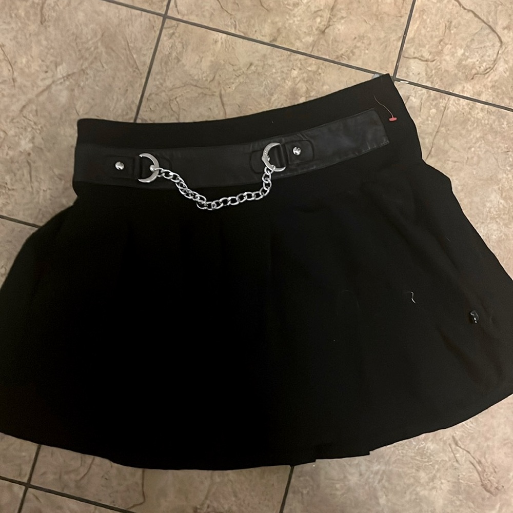 Hot Topic/Royal Bones By Tripp Chain Pleated Skirt